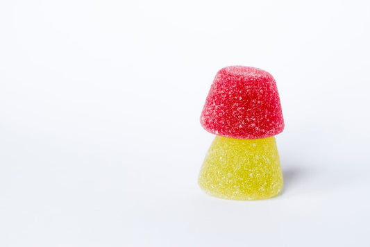 Comparing dosage between THCa and THC gummies.