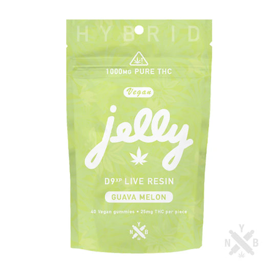 Jelly D9XP Live Resin Gummies - Guava Melon (40 count)