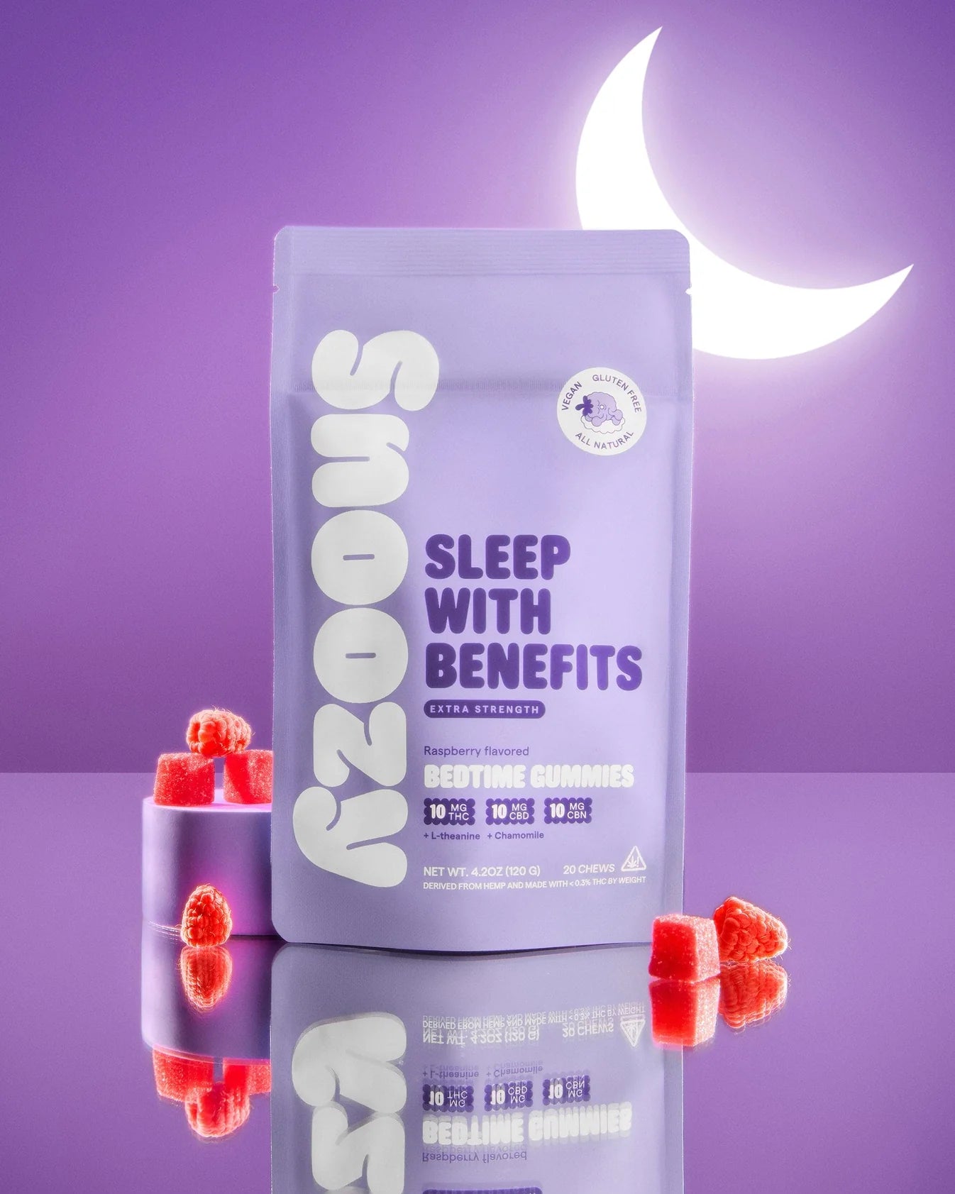 Snoozy Relief Gummies - "Sleep with Benefits" - 20 CT