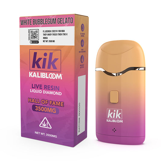 Kik HALL OF FAME 3.5g Liquid Diamond Disposable - White Bubblegum Gelato